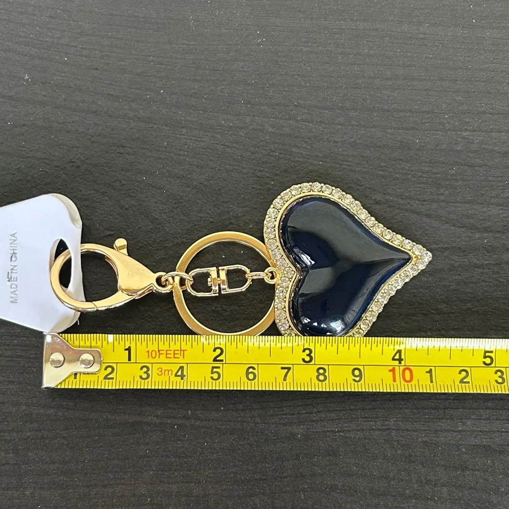 Eye-Catching Blue Heart Keychain/Bag Charm